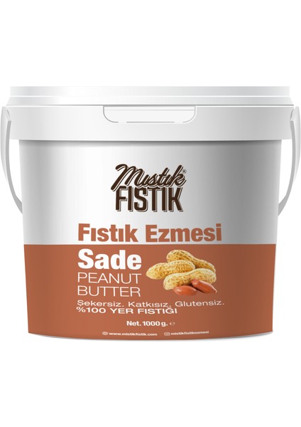 %100 Saf Fıstık Ezmesi 1 kg