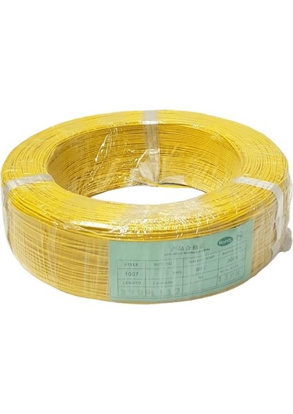 24AWG 590METRE Sarı Çok Damarlı Montaj Kablosu fırsatları