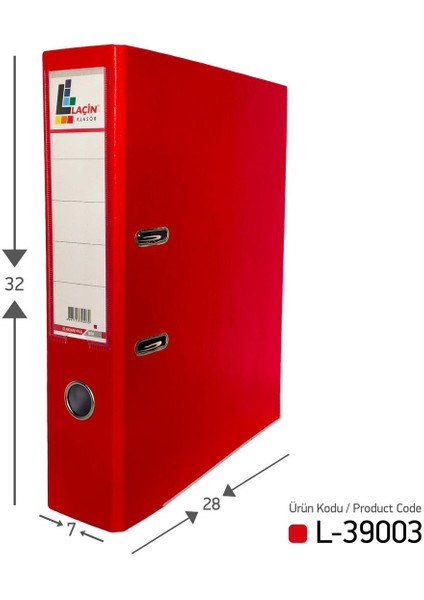 Klasör Kırmızı Geniş 24 Adet 1 Koli fırsatları