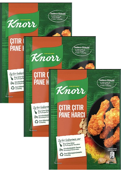 Çıtır Pane Harcı 90 Gr, 3 Adet