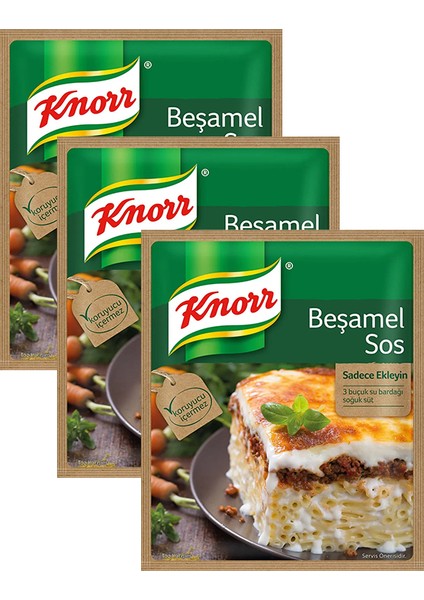 Beşamel Sos 70 Gr, 3 Adet