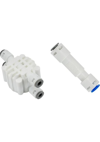 Su Arıtma Cihazı Shutoff Valve 4 Yollu Vana + Atık Kısıcı Flowlimit 300 Set