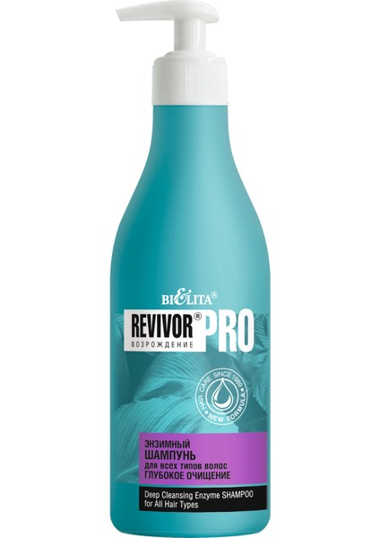 Revivor Pro Tüm Saç Tipleri Için Enzimatik Şampuan "derinlemesine Temizlik" ( 500 ml )