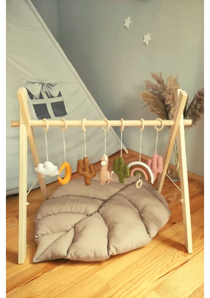 Boho Baby Oyun Salonu Oyuncakları, Baby Gym (Renksiz, Ham)