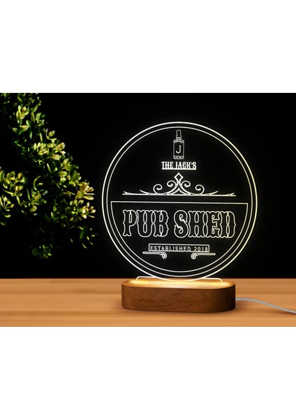 Kişiye Özel Bar Tasarımlı LED Lamba, Gece Lambası, Ev Dekorasyonu, Işıklı Pleksi Biblo-14 modelleri