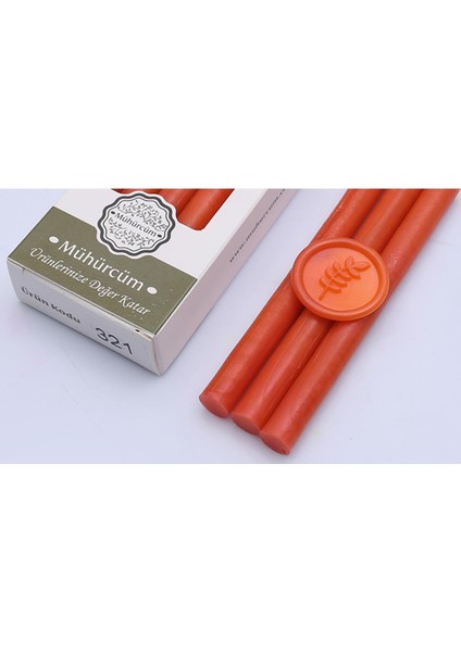 Mühür Mumu Çubuk 11MMX120MM 10 Lu Paket Model: 321 Papaya