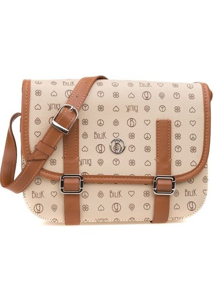 Monogram Açık Vizon/taba Kadın Çapraz Askılı Çanta Iv Z-24-Mn