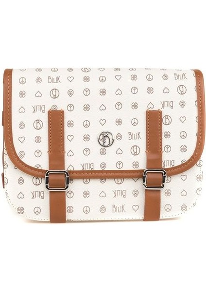 Monogram Bej/taba Kadın Çapraz Askılı Çanta Iv Z-24-Mn