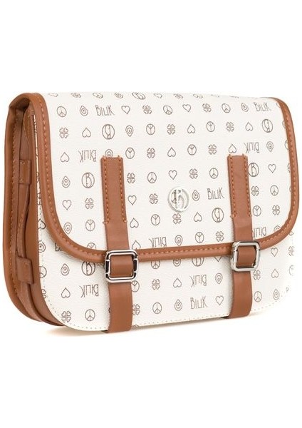 Monogram Bej/taba Kadın Çapraz Askılı Çanta Iv Z-24-Mn