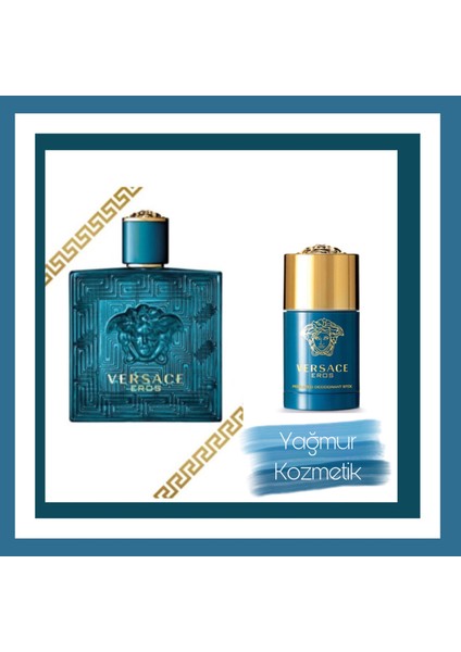 Versace Eros Parfum Edp. 100ML+EROS Deodorant Stick 75 ml