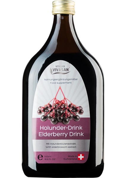 Organik Kara Mürver Içeceği - ELDERBERRY 500 ml