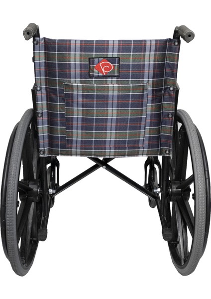 Manuel Tekerlekli Sandalye (Plastik Jantlı, Ekose) fiyatları