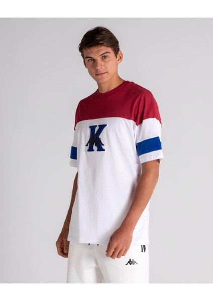 Authentic Suzene Erkek Beyaz - Kırmızı Tişört