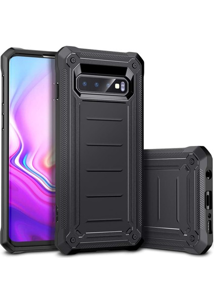 Samsung Galaxy S10 Kılıf, Machina Rugged, Black