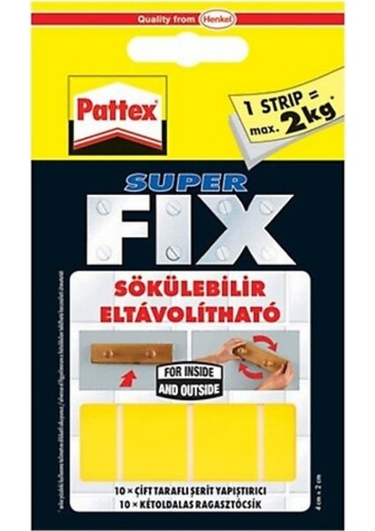 Süper Fix Çift Taraflı Şerit Yapıştırıcı