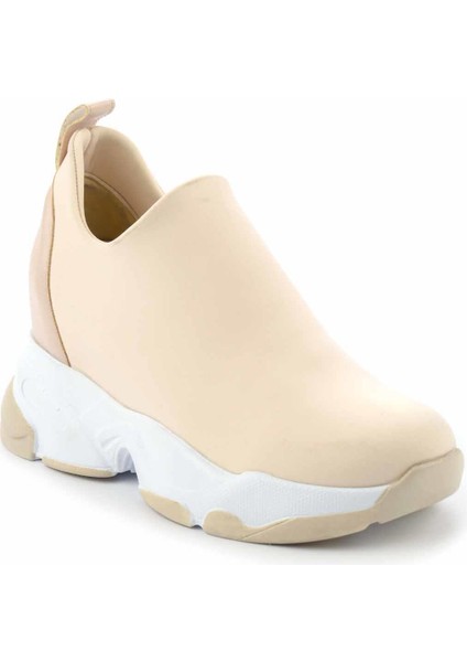Bej Streç Kadın Sneaker K01313001617