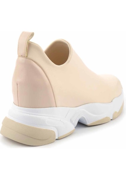 Bej Streç Kadın Sneaker K01313001617