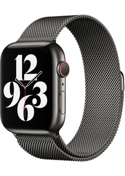 Apple Watch Se 2022 44MM Metal Mıknatıslı Kordon Kayış - Ky6
