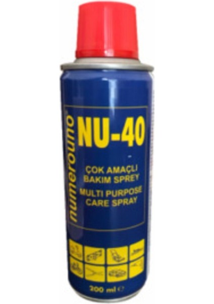Nu-40 Çok Amaçlı Bakım Spreyi - Pas Sökücü - Yağlayıcı