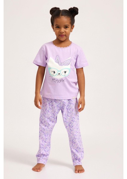 Katia & Bony  Lavender Kız Çocuk Pijama Alt Lila