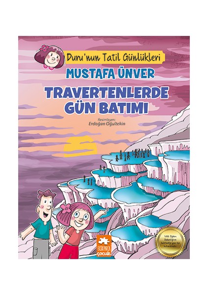 Travertenlerde Gün Batımı - Mustafa Ünver