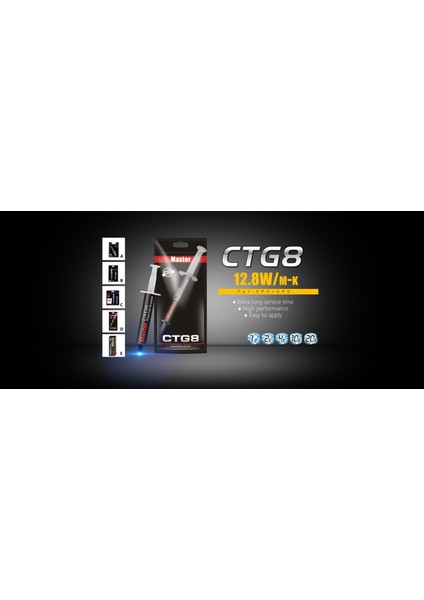 Orjinal Maxtor CTG8E 4gr 12,8 W/m.k Termal Macun