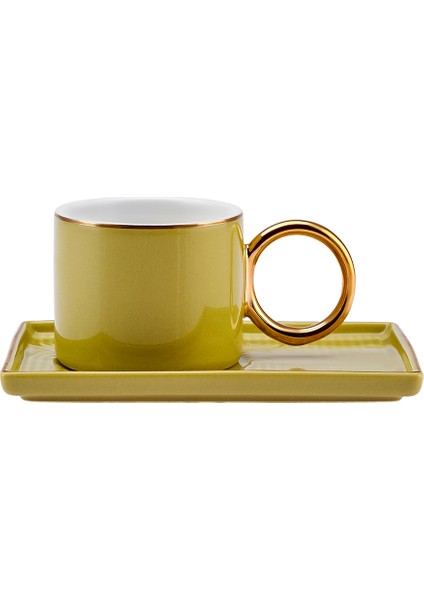 Soho Yeşil 2 Kişilik Kahve Fincan Takımı 80 ml fiyatları