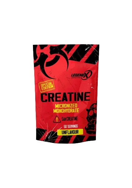 Legend-X Kreatin Monohidrat Amino Asit Aromasız 50 Servis 250 Gr