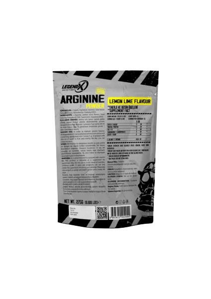 Legend-X Arjinin Amino Asit Yeşil Limon Aromalı 55 Servis 275 Gg modelleri