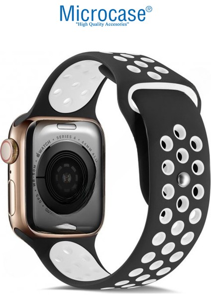 Apple Watch Se 2022 44 mm Için Delikli Silikon Kordon Kayış - KY41 fırsatları
