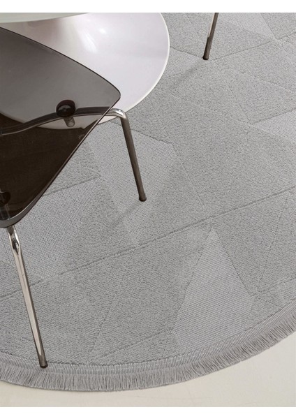 Sidney Grey Yuvarlak Pelüş Dokulu Salon Makine Halısı fiyatları