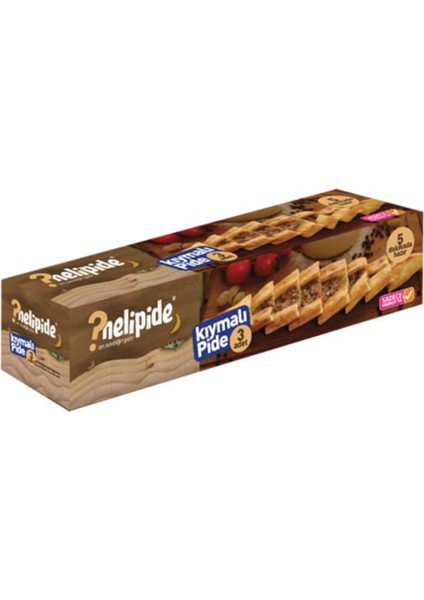 Kıymalı Pide 3 Adet 375 G