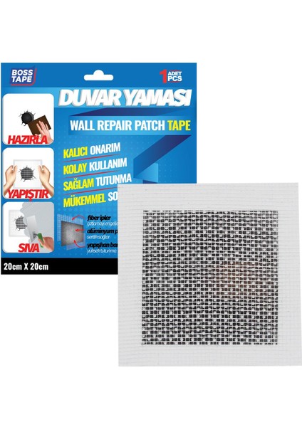 Duvar Delik Kapama Yaması 20cmx20cm fiyatları