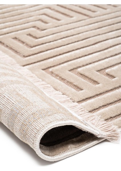 Pier Pr03 Beige Iskandinav Desenli Modern Salon Halısı modelleri