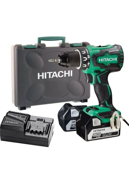 KL Pro Hitachi DS14DBSL 14.4VOLT/5.0AH Li-Ion Çift Akülü Kömürsüz Profes