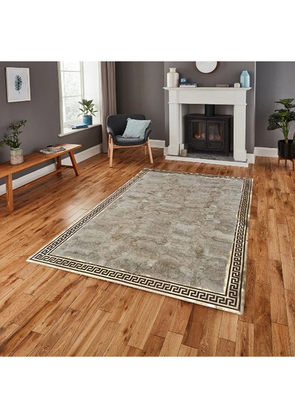 Gold Varaklı Karamel Rengi Toskana Halı 200 x 300 cm