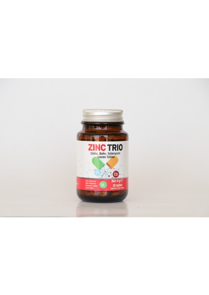 30 Tablet - Çinko, Bakır ve Selenyum İçeren Mineral Takviyesi fiyatları