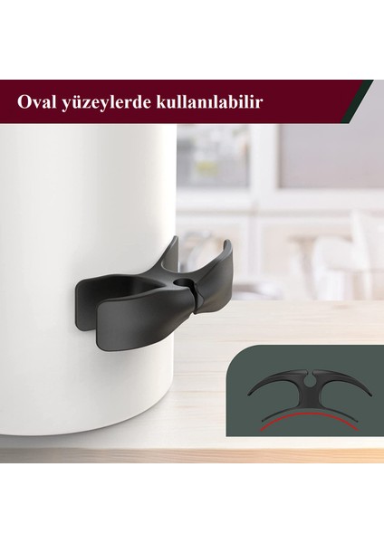 Yapışkanlı Kablo Düzenleyici Sabitleyici Tutucu Kablo Sarma ve Toplama Aparatı 1 Adet