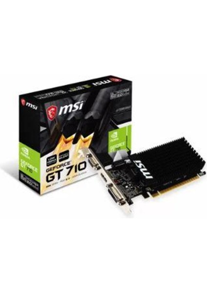 Msı Geforce GT710 2GD3H Lp 2gb Ddr3 64BIT 1xvga 1xhdmı 1xdvı Ekran Kartı