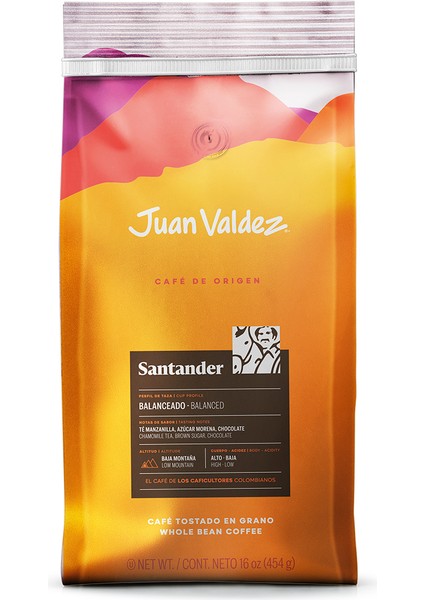 Juan Valdez Santander Çekirdek Kahve 454GR