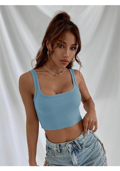Kadın Askılı Crop Top Bluz indirimleri