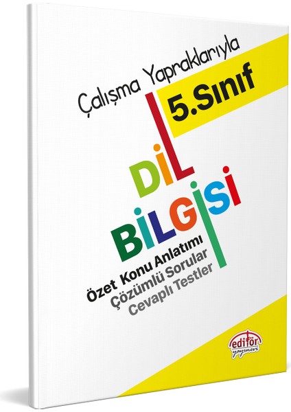 Çalışma Yapraklarıyla 5. Sınıf Dil Bilgisi 2023