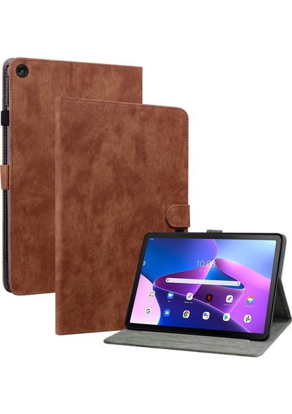 Lenovo Tab M10 10.1 3. Gen Için Pu Tablet Kılıfı (Yurt Dışından)