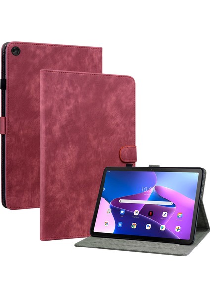 Lenovo Tab M10 10.1 3. Gen Için Pu Tablet Kılıfı (Yurt Dışından)