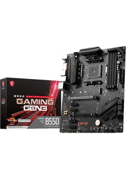 B550 GAMING GEN3 DDR4 3200MHZ 1XHDMI 1XDVI 1XM.2 USB 3.2 ATX AM4 (AMD 5000 VE 3000 SERİSİ İŞLEMCİ UYUMLU)