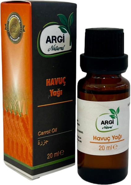 Natural Havuç Yağı 20ML