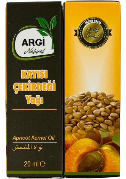 Natural Kayısı Çekirdeği Yağı 20ML