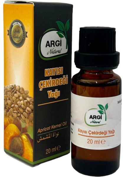 Natural Kayısı Çekirdeği Yağı 20ML