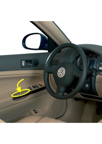 Vw Passat B5 1997-2000 Sol Ön Kapı Iç Tutamak Parçası Siyah 3B0867175A