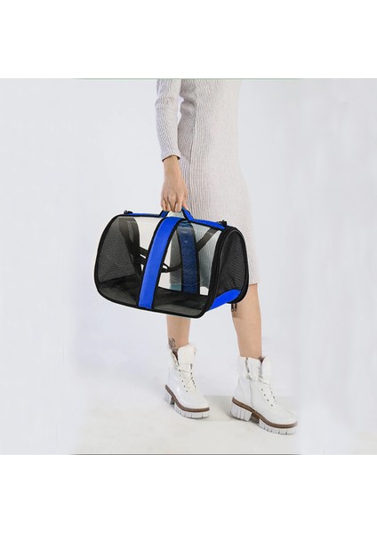 Royal Milano Şeffaf Kedi Köpek Taşıma Çantası Alapet